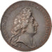 France, Medal, Louis XIV, Politics, Society, War, Mauger, TTB+, Tin, Divo:170