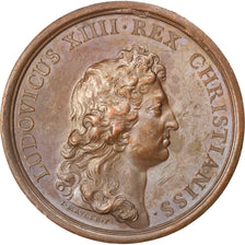 FRANCE, Politics, Society, War, Louis XIV, Medal, AU(50-53), Mauger, Copper,...