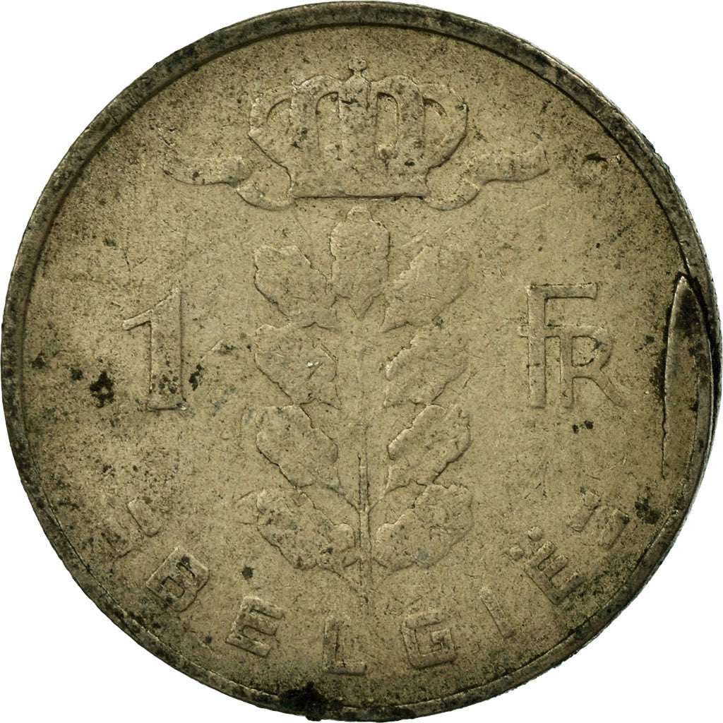 Coin, Belgium, Franc, 1956, VF(20-25), Copper-nickel, KM:143.1