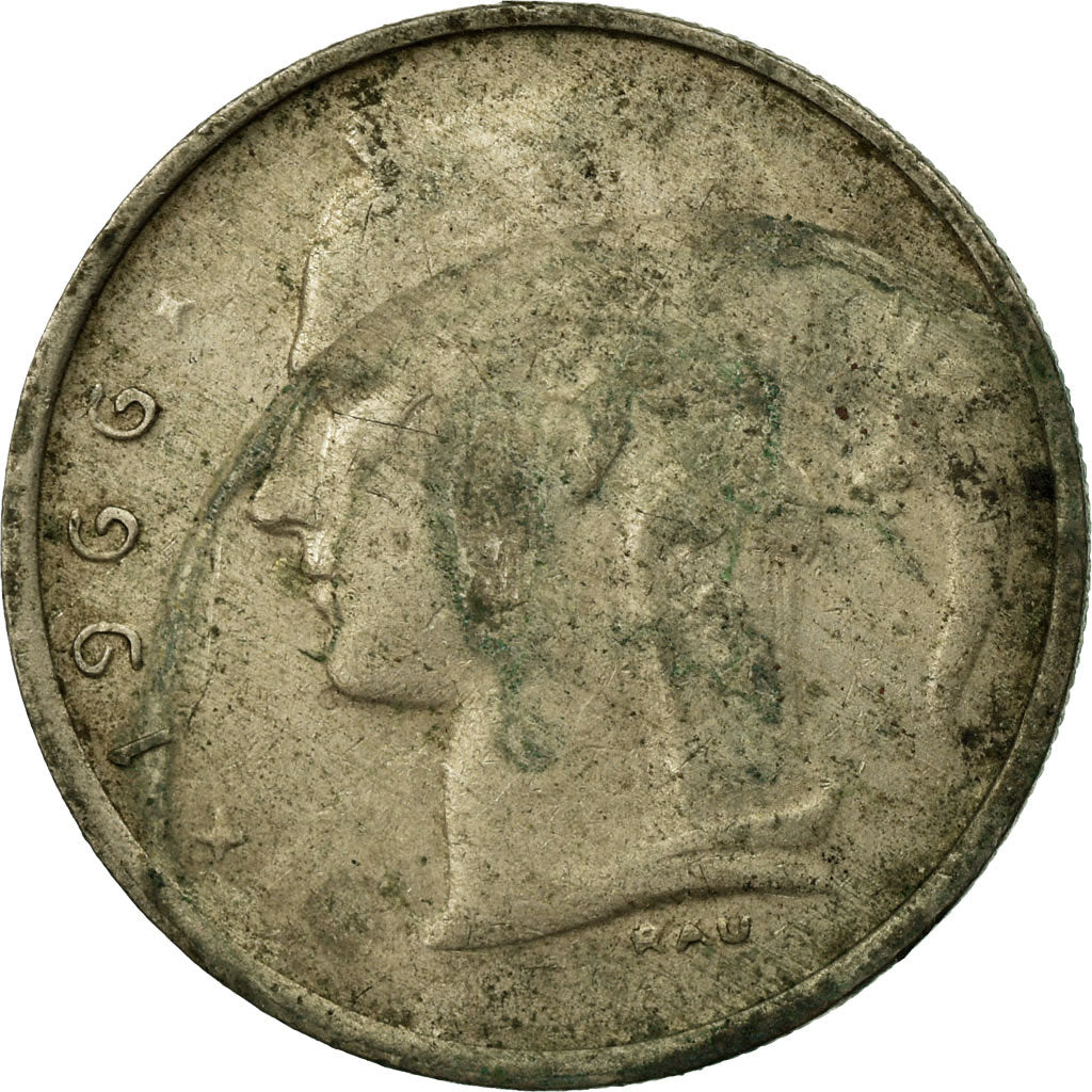 Coin, Belgium, Franc, 1966, F(12-15), Copper-nickel, KM:143.1