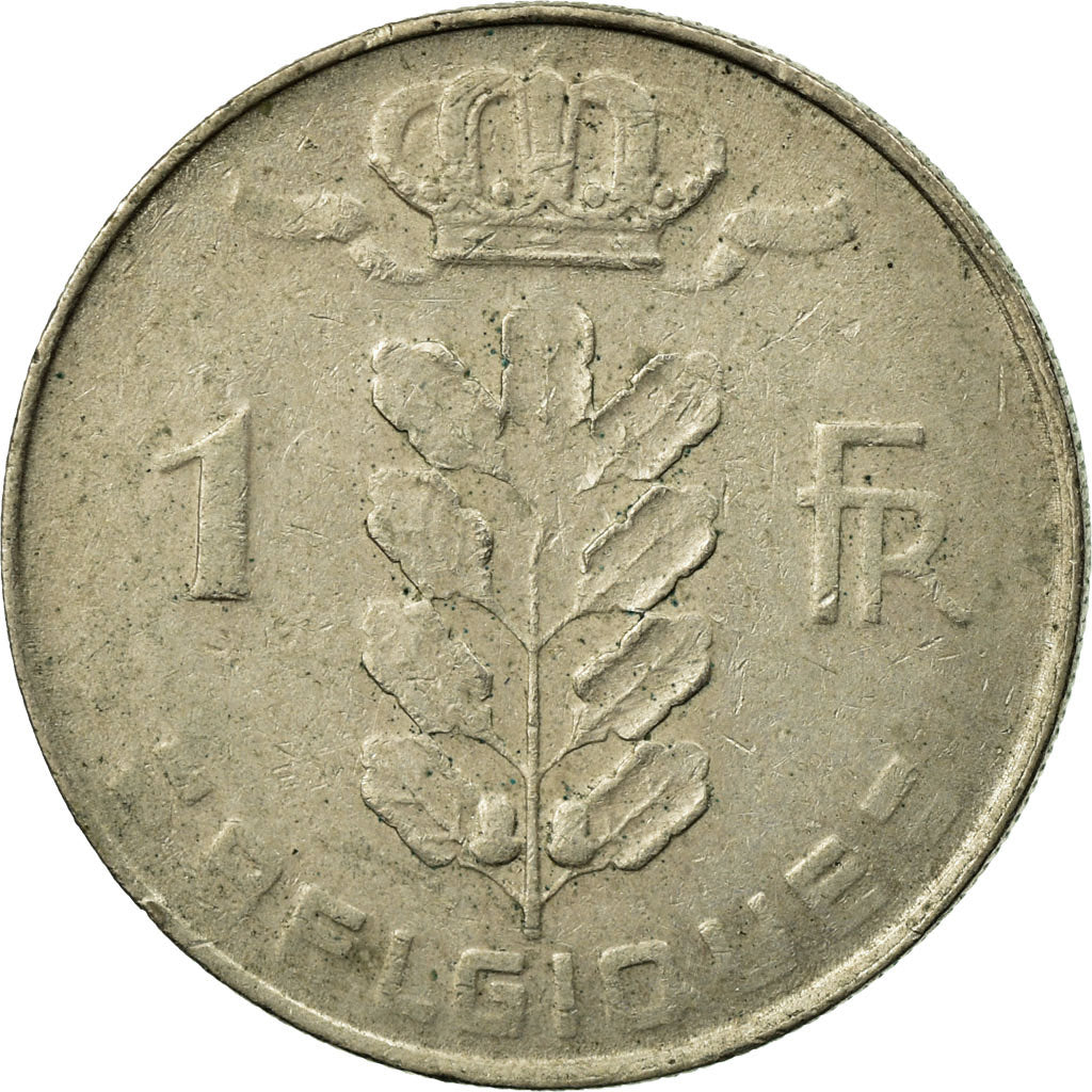 Moneta, Belgio, Franc, 1977, MB+, Rame-nichel, KM:142.1