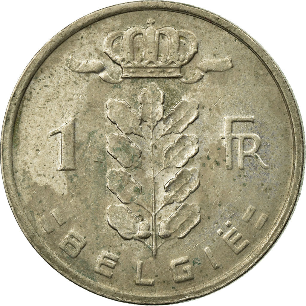 Moneta, Belgia, Franc, 1980, VF(20-25), Miedź-Nikiel, KM:143.1