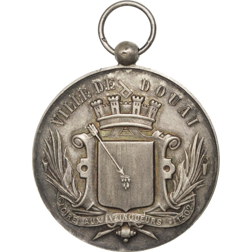 Francia, Medal, French Third Republic, Politics, Society, War, EBC, Plata