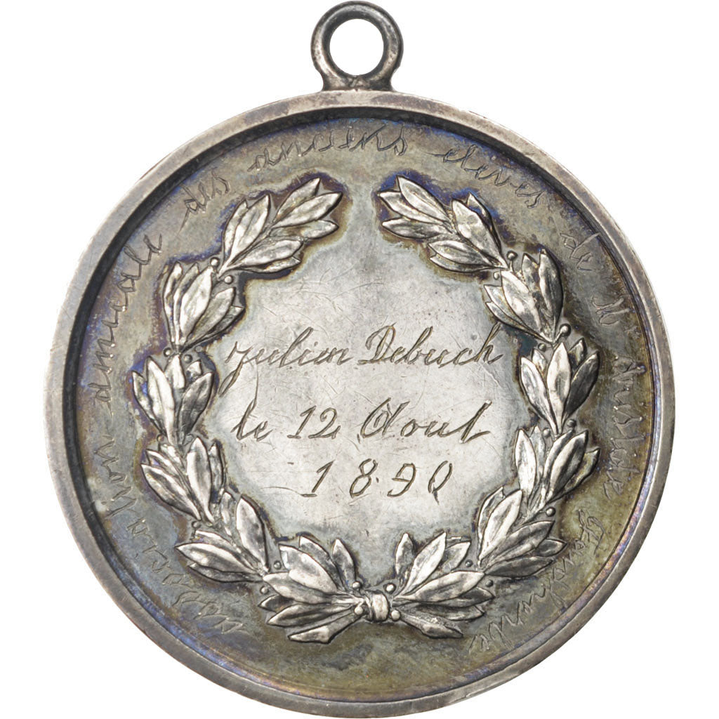 FRANCE, Arts & Culture, French Third Republic, Medal, AU(55-58), Silver, 42,...