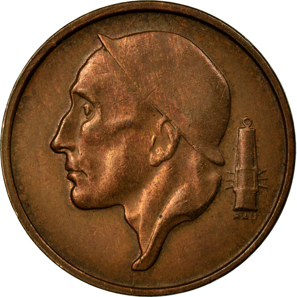 Münze, Belgien, 50 Centimes, 1955, Paris, SS, Bronze, KM:144