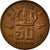 Coin, Belgium, 50 Centimes, 1955, Paris, EF(40-45), Bronze, KM:144