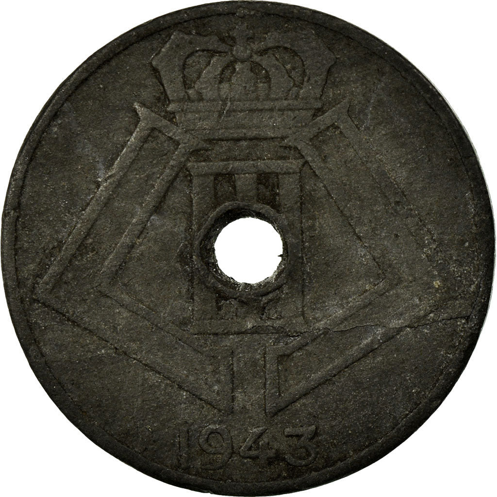 Coin, Belgium, 5 Centimes, 1943, VF(30-35), Zinc, KM:123