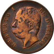 Moeda, Itália, Umberto I, 10 Centesimi, 1893, Rome, VF(30-35), Cobre, KM:27.2