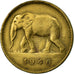 Moneda, Congo belga, 2 Francs, 1946, MBC, Latón, KM:28