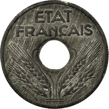 Coin, France, État français, 10 Centimes, 1943, Paris, VF(30-35), Zinc