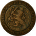 Münze, Niederlande, William III, 2-1/2 Cent, 1881, S+, Bronze, KM:108.1