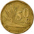 Monnaie, Afrique du Sud, 50 Cents, 1991, Pretoria, TB+, Bronze Plated Steel