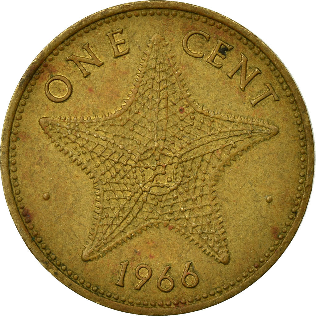 Coin, Bahamas, Elizabeth II, Cent, 1966, Franklin Mint, VF(30-35), Nickel-brass
