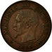 Monnaie, France, Napoleon III, Napoléon III, 2 Centimes, 1855, Lyon, TTB