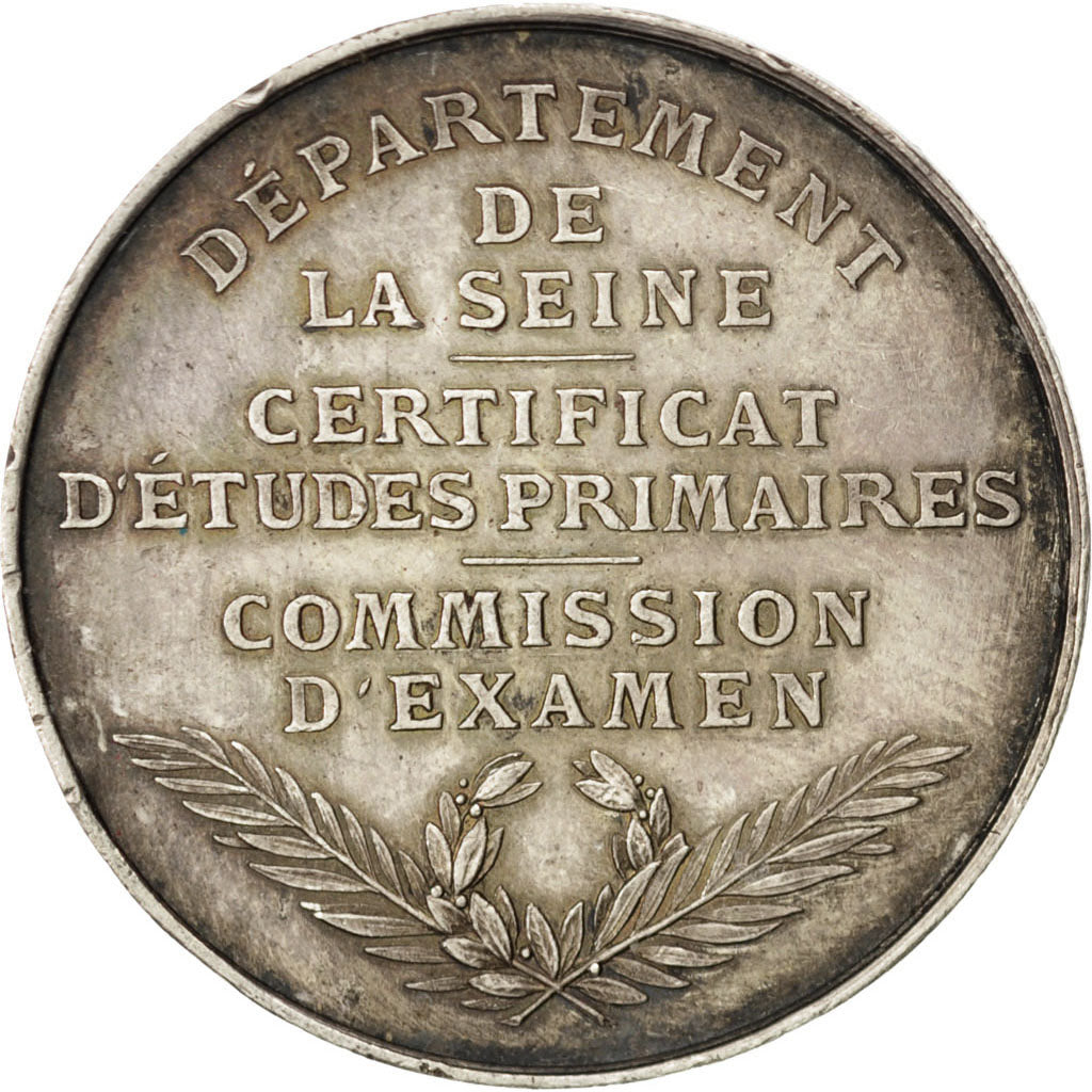 FRANCE, Politics, Society, War, French Third Republic, Medal, AU(55-58), Oudiné,