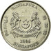 Coin, Singapore, 20 Cents, 2006, Singapore Mint, EF(40-45), Copper-nickel