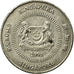 Münze, Singapur, 50 Cents, 1995, Singapore Mint, S+, Copper-nickel, KM:102