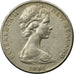 Coin, New Zealand, Elizabeth II, 20 Cents, 1981, EF(40-45), Copper-nickel