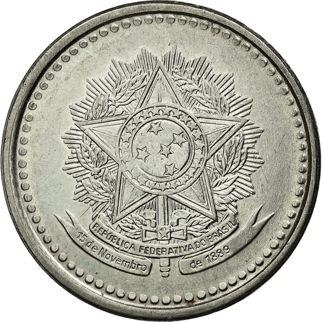 Munten, Brazilië, 500 Cruzeiros, 1986, ZF, Stainless Steel, KM:597