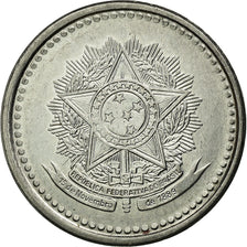 Munten, Brazilië, 500 Cruzeiros, 1986, ZF, Stainless Steel, KM:597