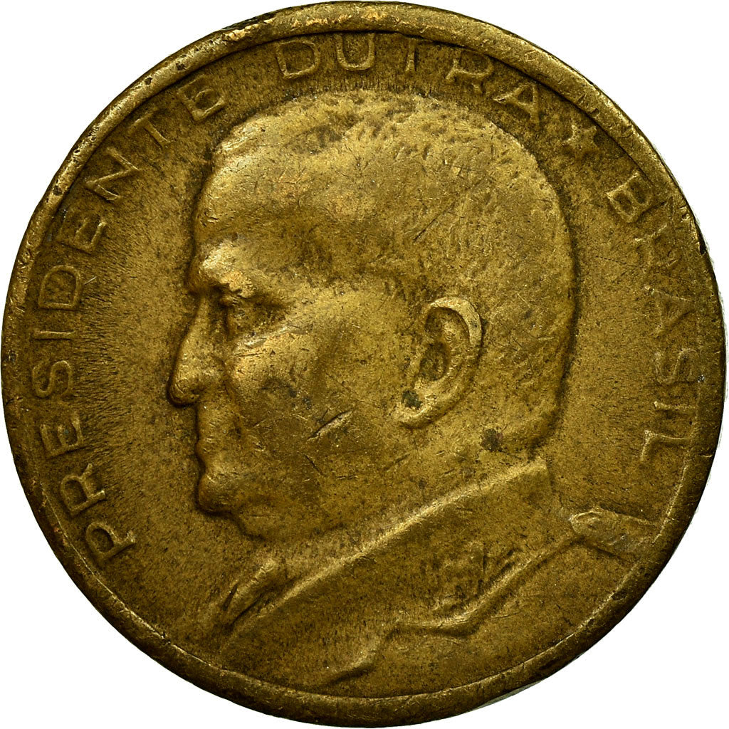 Moneta, Brasile, 50 Centavos, 1953, MB+, Alluminio-bronzo, KM:563