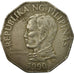 Coin, Philippines, 2 Piso, 1990, VF(20-25), Copper-nickel, KM:244