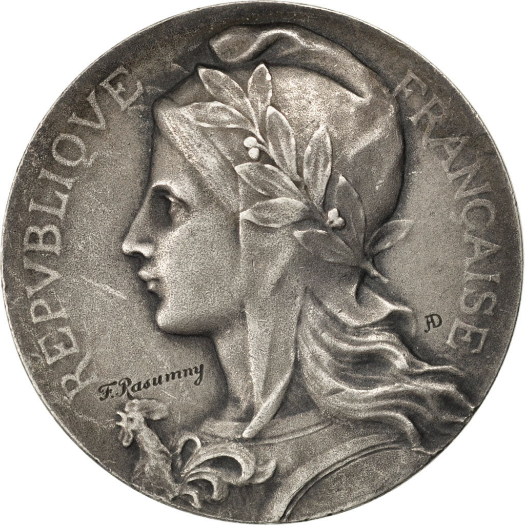 Francia, Medal, French Third Republic, Politics, Society, War, Rasumny, SPL-,...