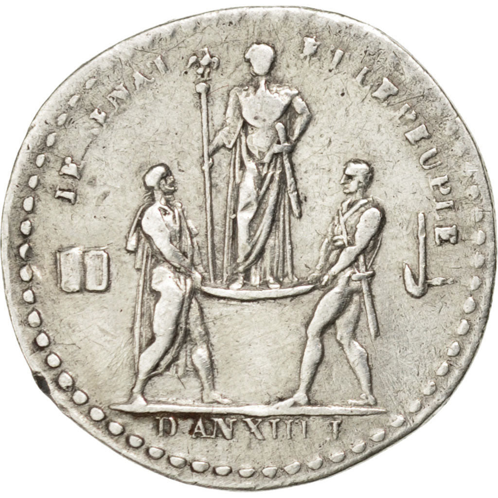 Francia, Medal, First French Empire, Politics, Society, War, BB+, Argento, 13
