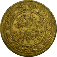Moneta, Tunisia, 50 Millim, 2007, Paris, MB+, Ottone, KM:308