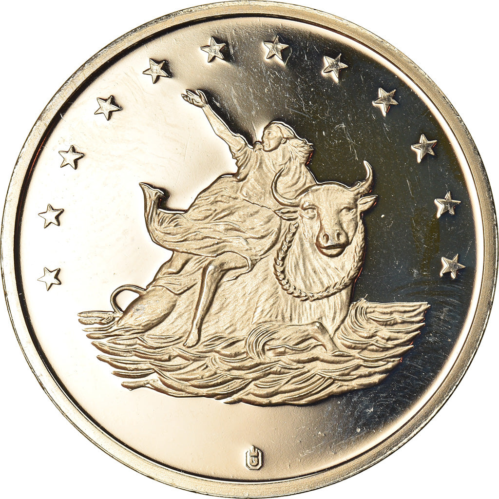 Frankrijk, Medaille, 10 Euro Europa, Politics, Society, War, 1998, FDC