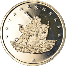 Frankrijk, Medaille, 10 Euro Europa, Politics, Society, War, 1998, FDC