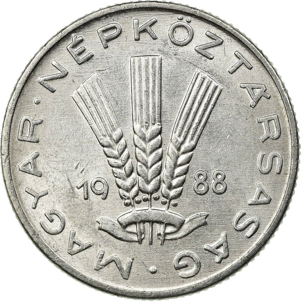 Moeda, Hungria, 20 Fillér, 1988, Budapest, EF(40-45), Alumínio, KM:573