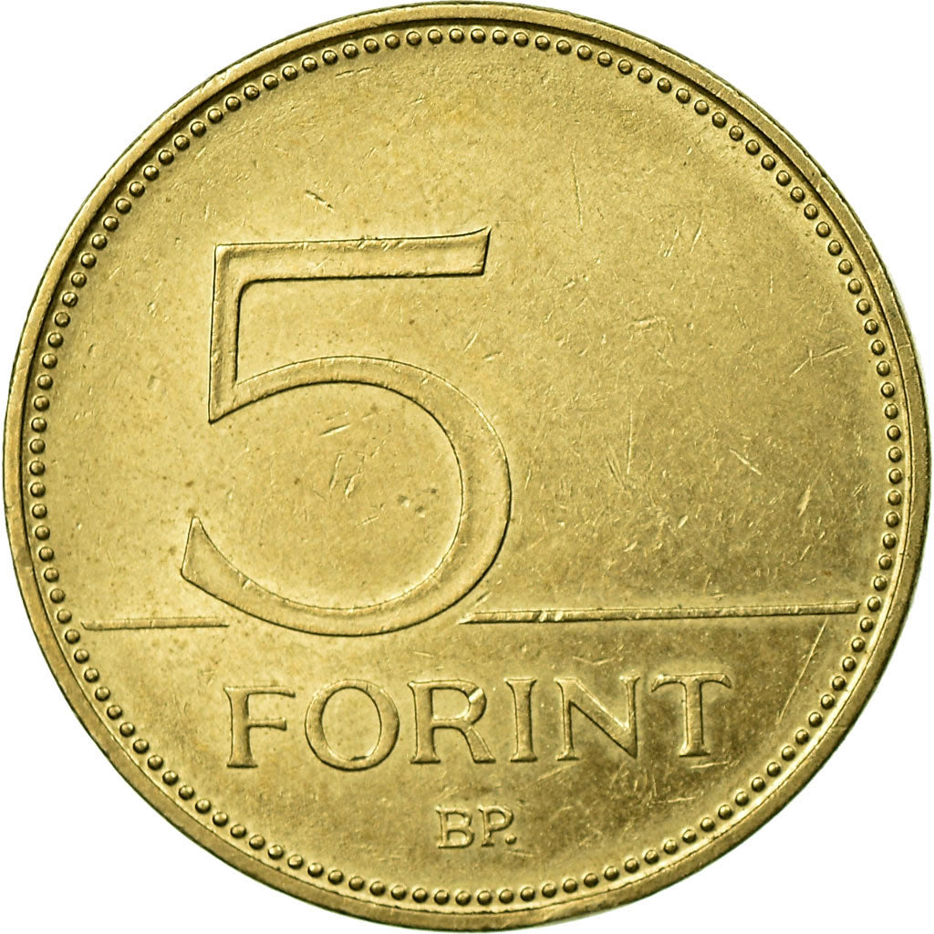 Coin, Hungary, 5 Forint, 2006, Budapest, EF(40-45), Nickel-brass, KM:694