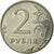 Moneta, Russia, 2 Roubles, 2009, Saint-Petersburg, BB, Acciaio placcato nichel
