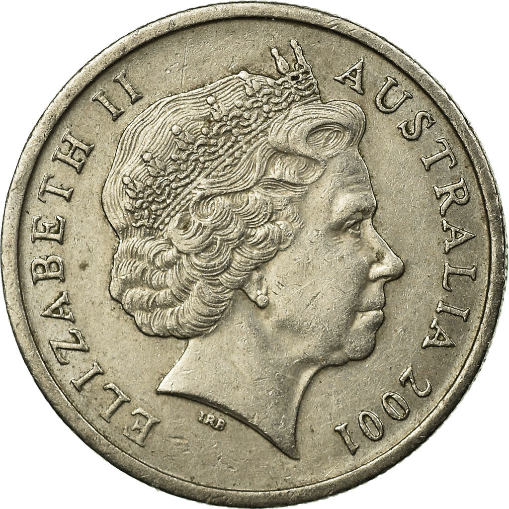 Moneta, Australia, Elizabeth II, 5 Cents, 2001, Melbourne, EF(40-45)