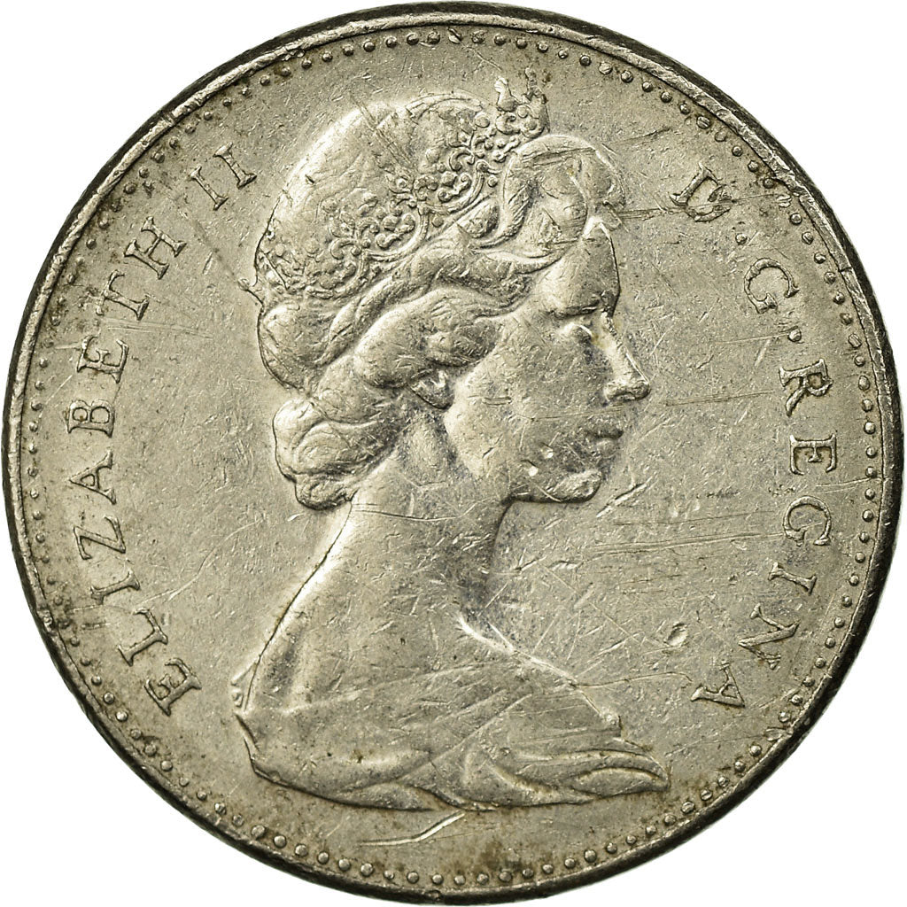 Coin, Canada, Elizabeth II, 5 Cents, 1977, Royal Canadian Mint, Ottawa