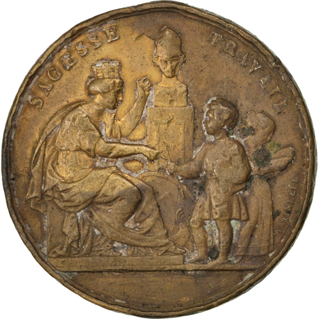 FRANCE, Arts & Culture, French Third Republic, Medal, VF(30-35), Copper, 25.20
