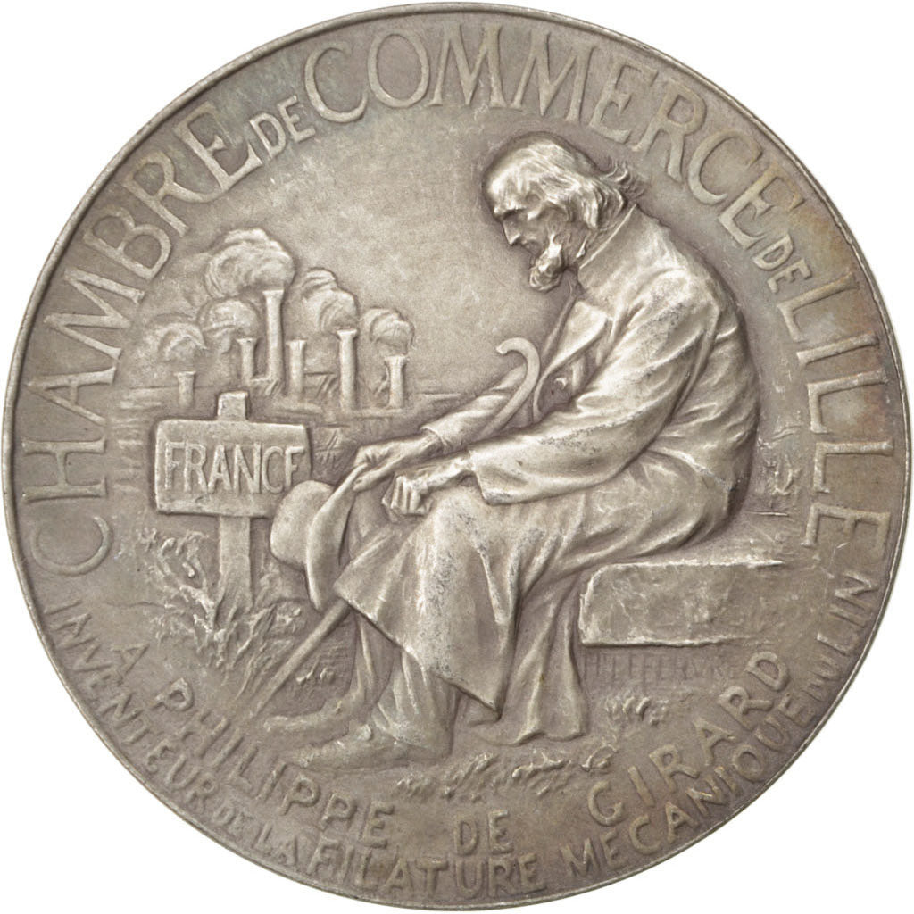 Frankrijk, Medal, French Third Republic, Business & industry, Lefebvre, ZF+
