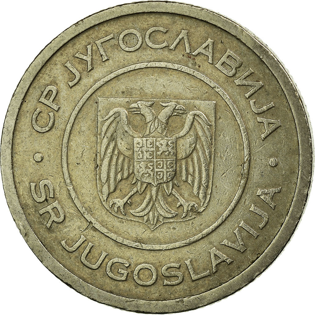 Monnaie, Yougoslavie, Dinar, 2000, Belgrade, TTB, Copper-Nickel-Zinc, KM:180