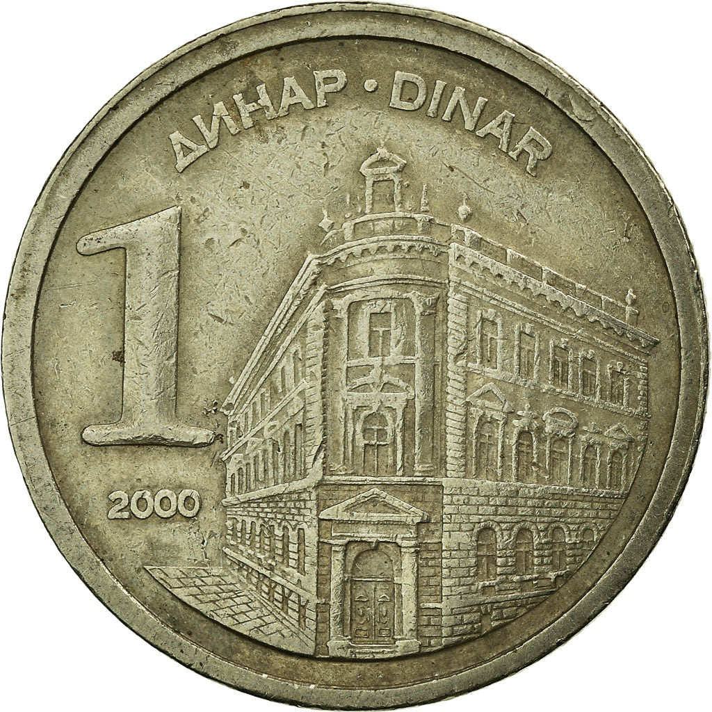 Monnaie, Yougoslavie, Dinar, 2000, Belgrade, TTB, Copper-Nickel-Zinc, KM:180