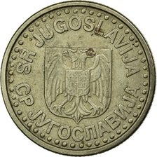 Moeda, Jugoslávia, Novi Dinar, 1999, VF(30-35), Cobre-Níquel-Zinco, KM:168