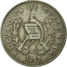 Coin, Guatemala, 10 Centavos, 1993, EF(40-45), Copper-nickel, KM:277.5