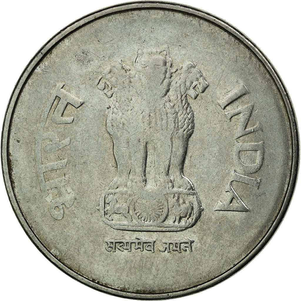 Moneda, INDIA-REPÚBLICA, Rupee, 2000, BC+, Acero inoxidable, KM:92.2