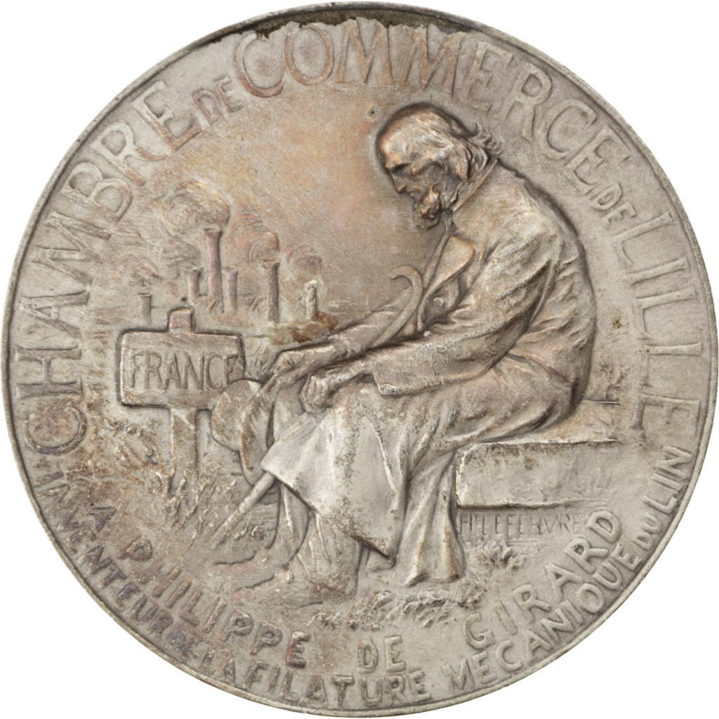 Frankreich, Medal, French Third Republic, Business & industry, Lefebvre, SS+