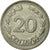Moneta, Ecuador, 20 Centavos, 1978, BB, Acciaio placcato nichel, KM:77.2a