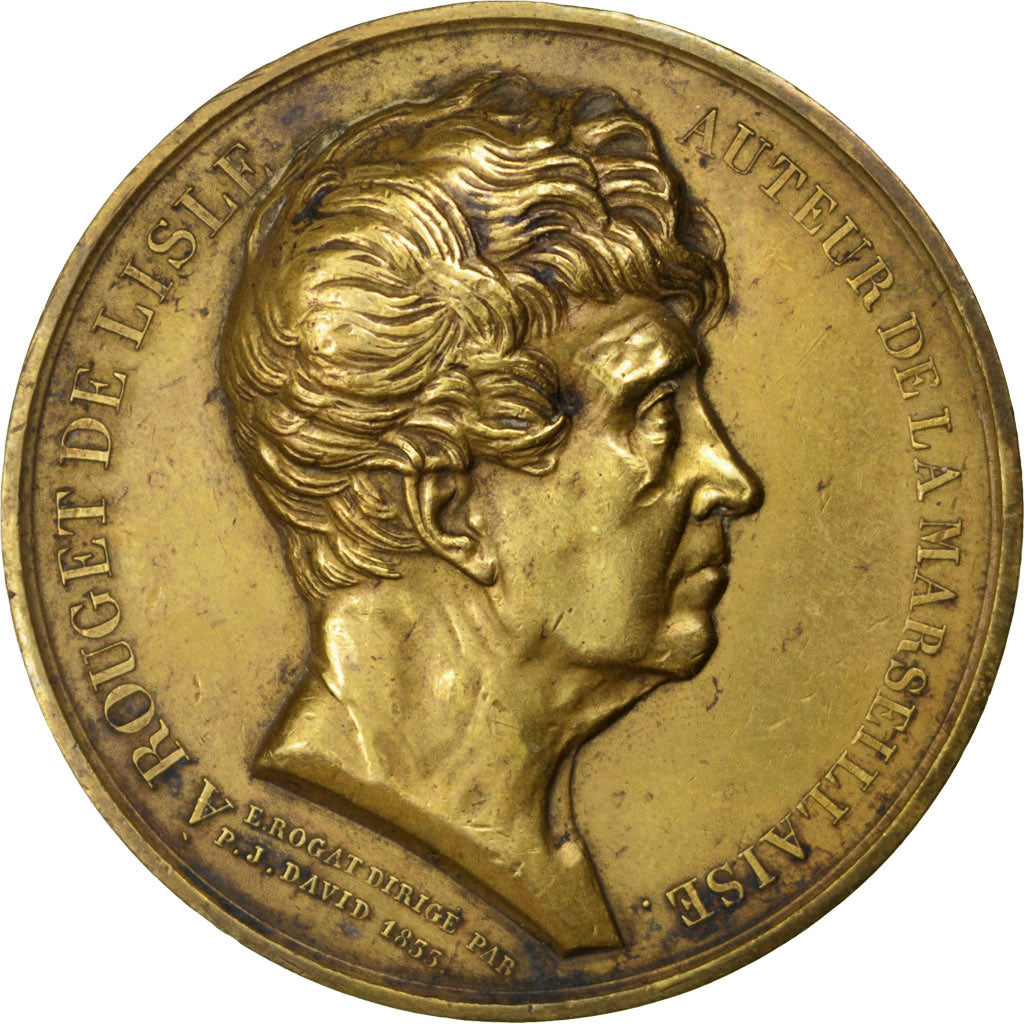 FRANCE, Arts & Culture, Second French Empire, Medal, AU(50-53), Rogat, Copper,..