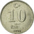 Moneda, Turquía, 10 New Kurus, 2006, Istanbul, MBC, Cobre - níquel - cinc