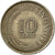 Coin, Singapore, 10 Cents, 1968, Singapore Mint, EF(40-45), Copper-nickel, KM:3