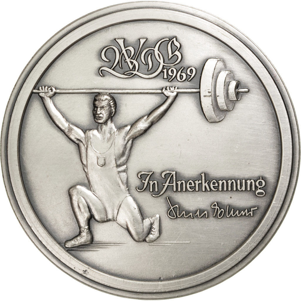 Germany, Sports & leisure, Medal, AU(55-58), Silver, 50, 46.40