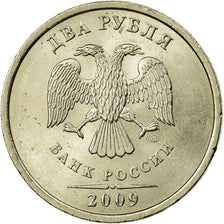Coin, Russia, 2 Roubles, 2009, Saint-Petersburg, EF(40-45), Copper-Nickel-Zinc